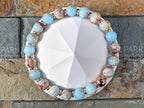 Aqua Terra Jasper & 24K Rose Gold Plated Bracelet (8mm)