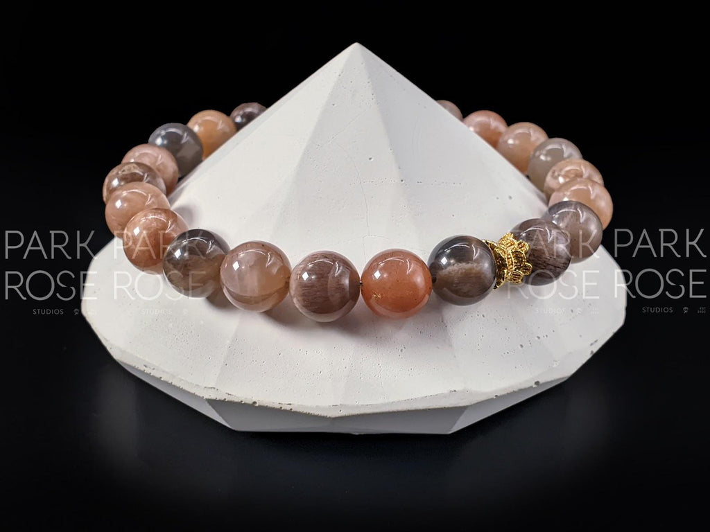 AAA Black Moonstone Bracelet (8mm)
