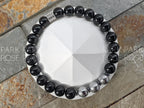 Gibeon Meteorite & Black Tourmaline Bracelet