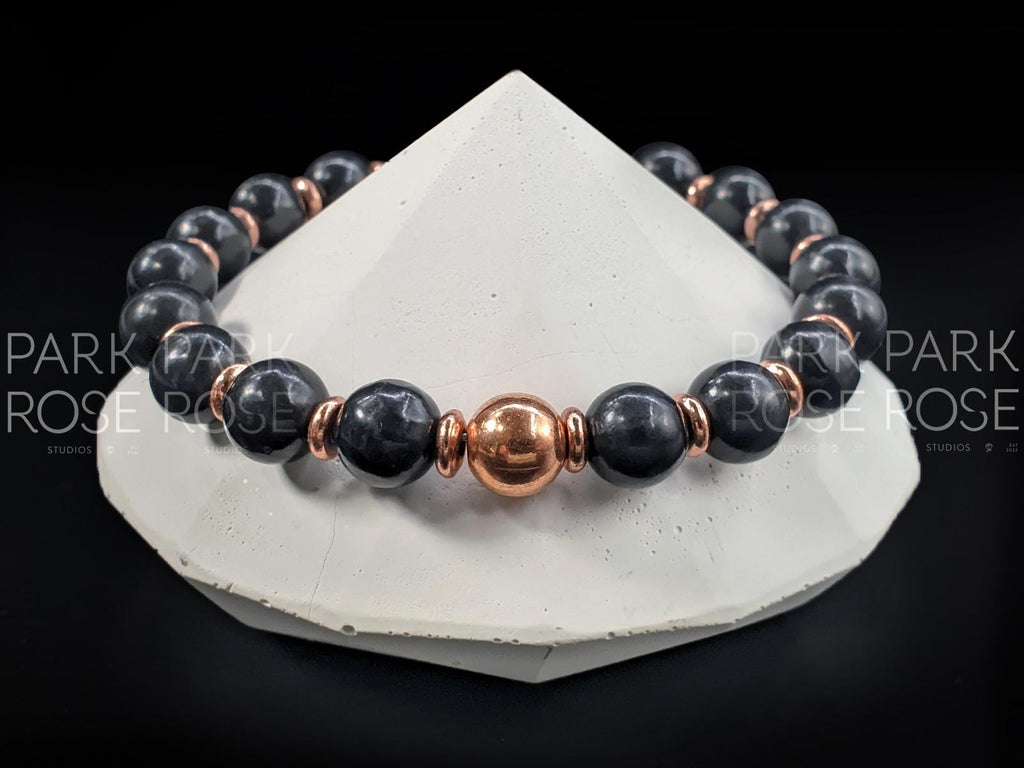 Shungite Copper Stacking Bracelet