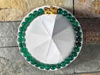 Green Jade Pi Xiu Bracelet: 24K Gold Plated