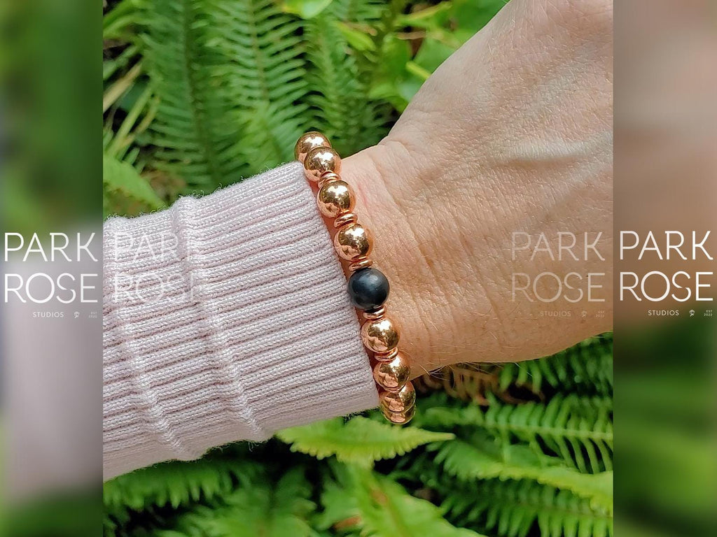 Shungite Copper Bracelet Stack