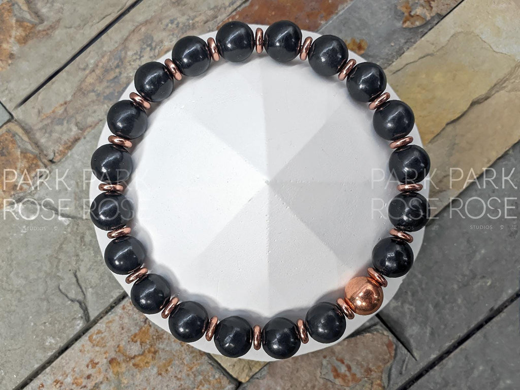 Shungite Copper Stacking Bracelet