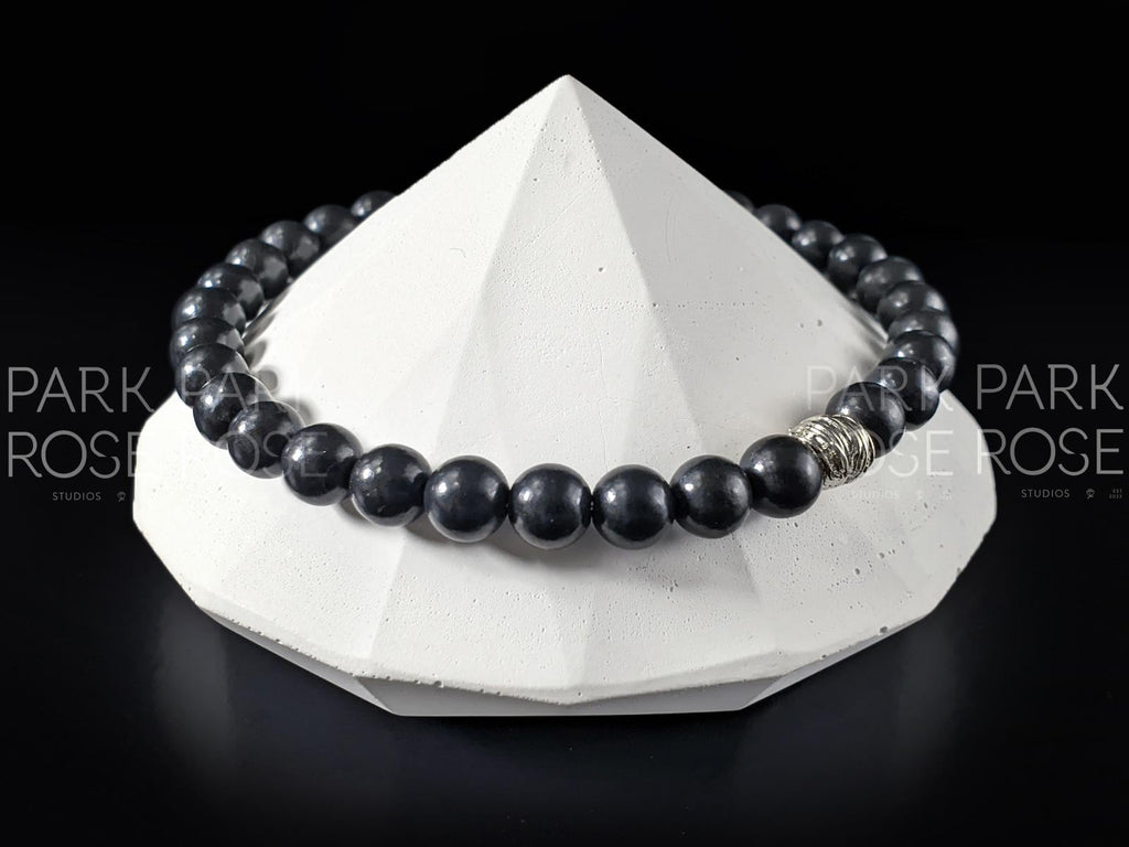 AAA Shungite Beaded Bracelet
