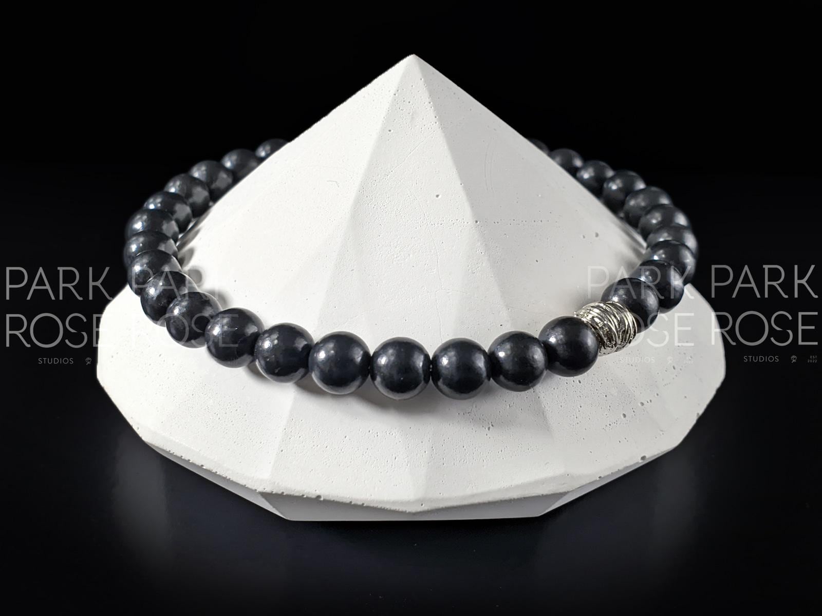 AAA Shungite Beaded Bracelet