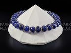 Faceted Sapphire Abacus Bracelet: 24K Gold Spacers