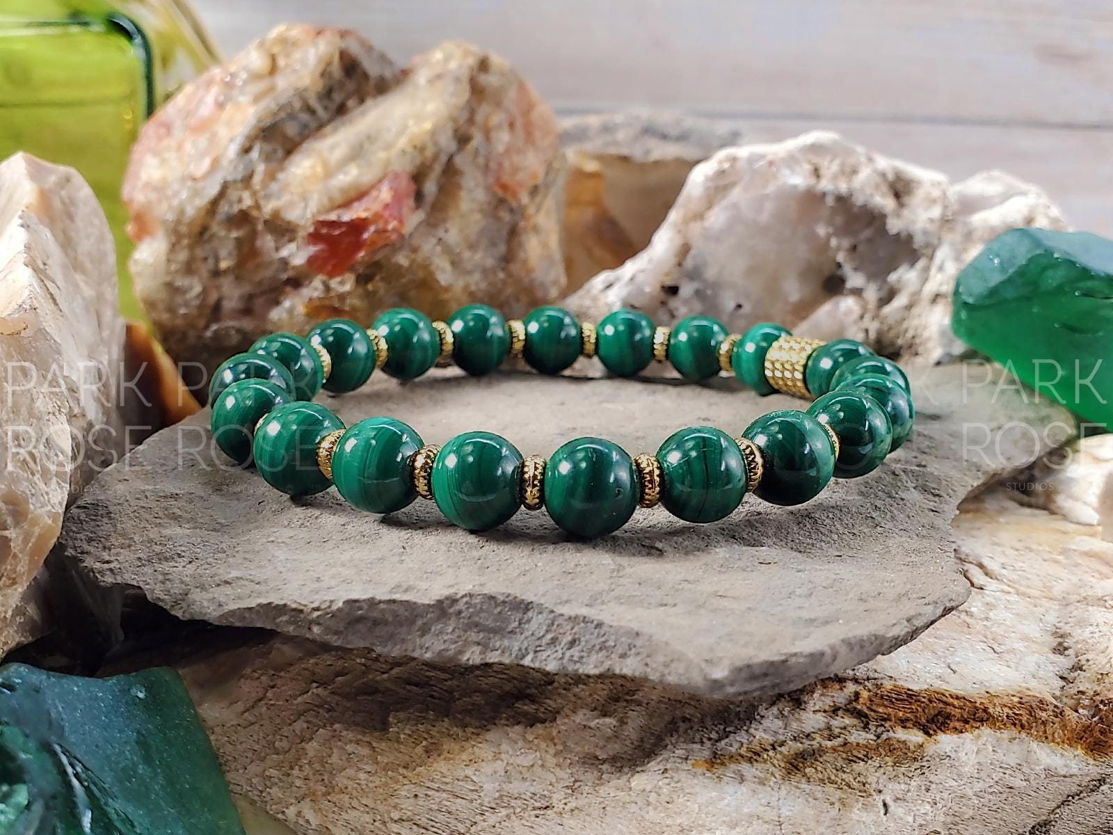 AAAAA Congo Malachite Clasp Bracelet