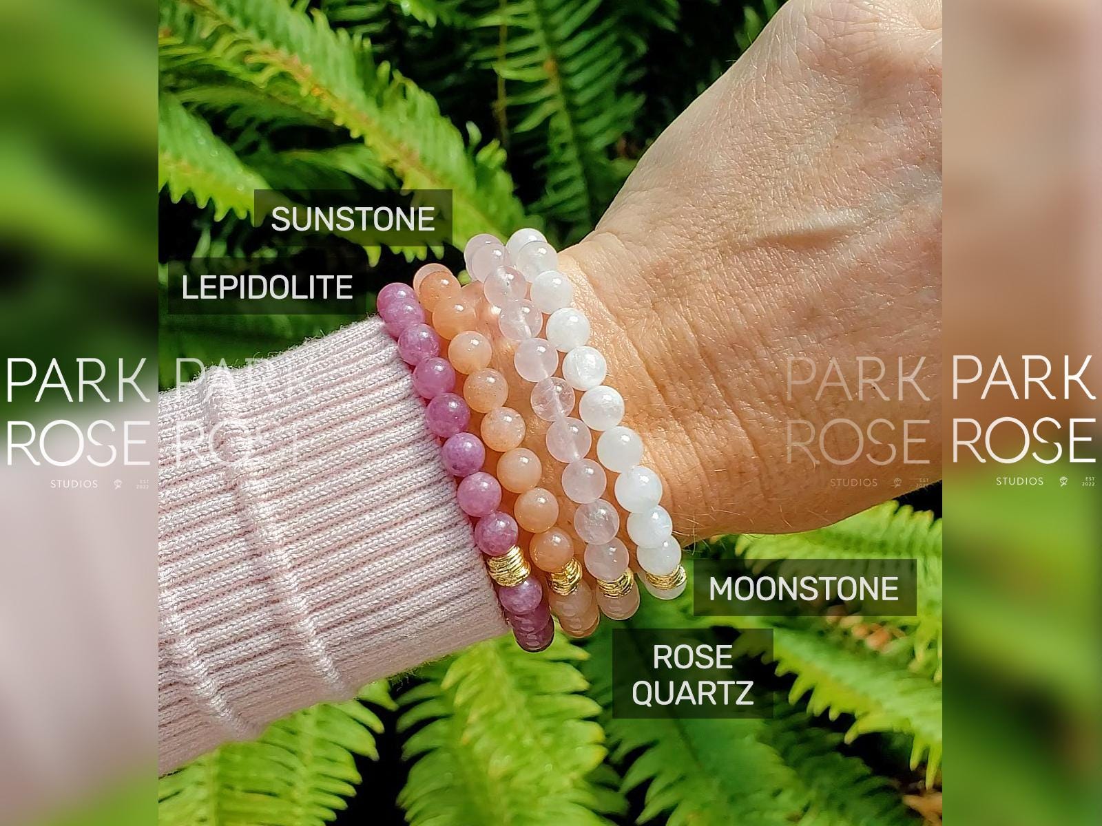 AAAAA Madagascar Rose Quartz Bracelet: 24K Gold or Silver Spacer