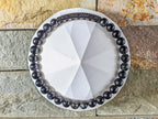 Arfvedsonite Beaded Bracelet with Black Zirconia Bar (6mm)
