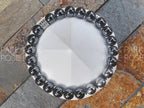 Gibeon Meteorite + Black Hematite Bracelet (8mm)