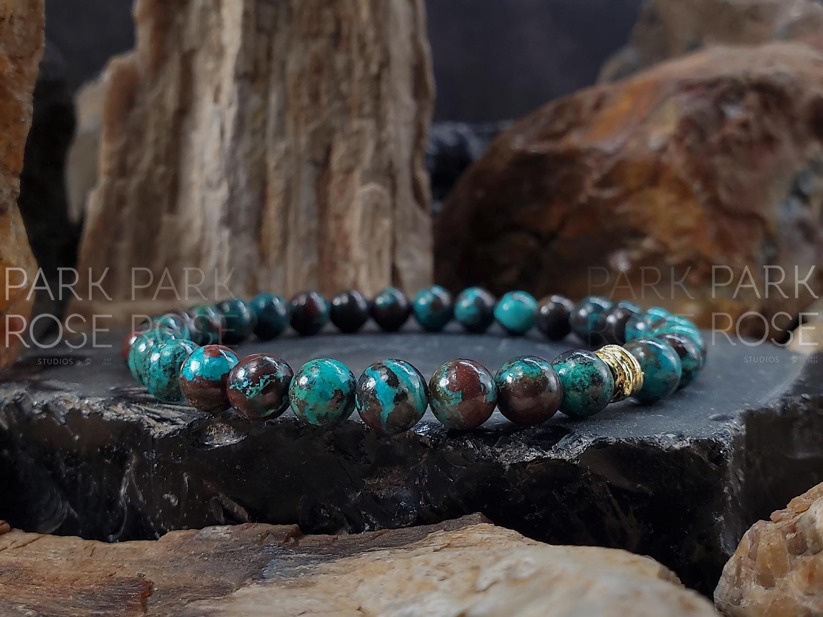 AAA Peru Chrysocolla Turquoise Bracelet