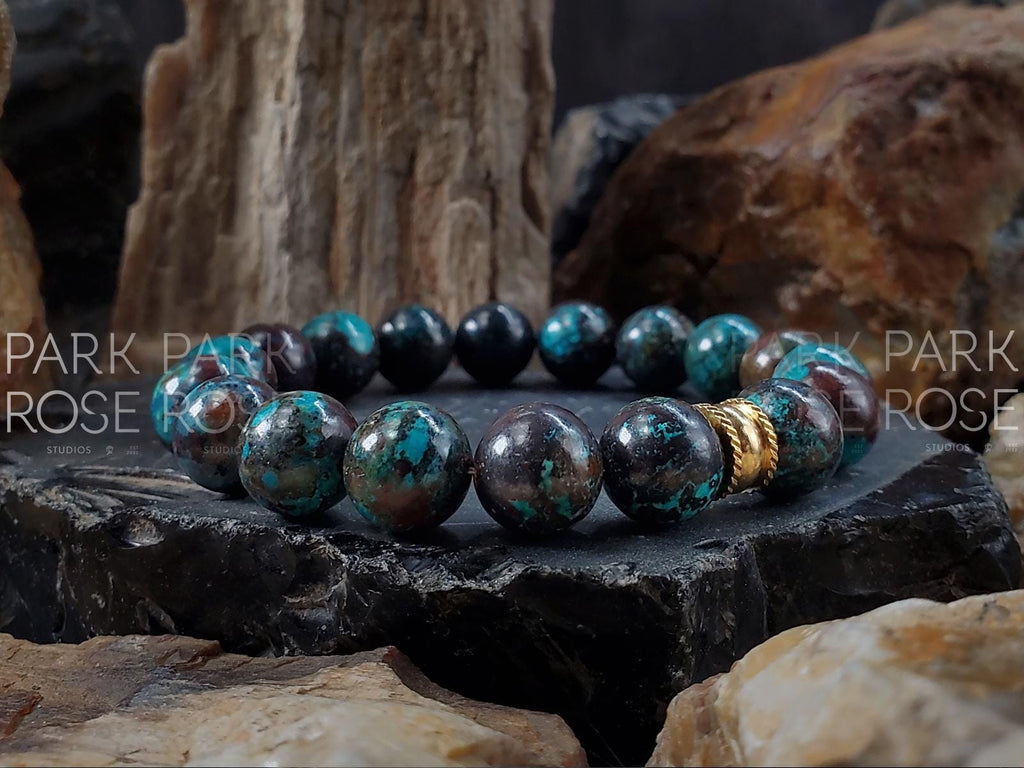 AAA Peru Chrysocolla Turquoise Bracelet