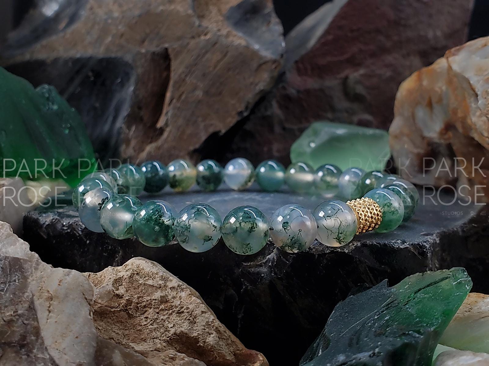 AAA Moss Agate Bracelet