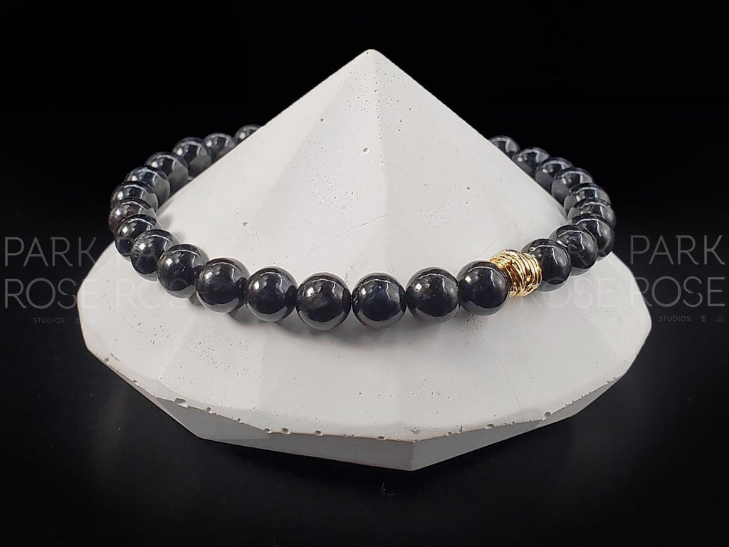 AAA Arfvedsonite Gemstone Bracelet