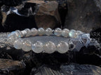 Gibeon Meteorite Bracelet: Argentina Labradorite & Hematite (8mm)