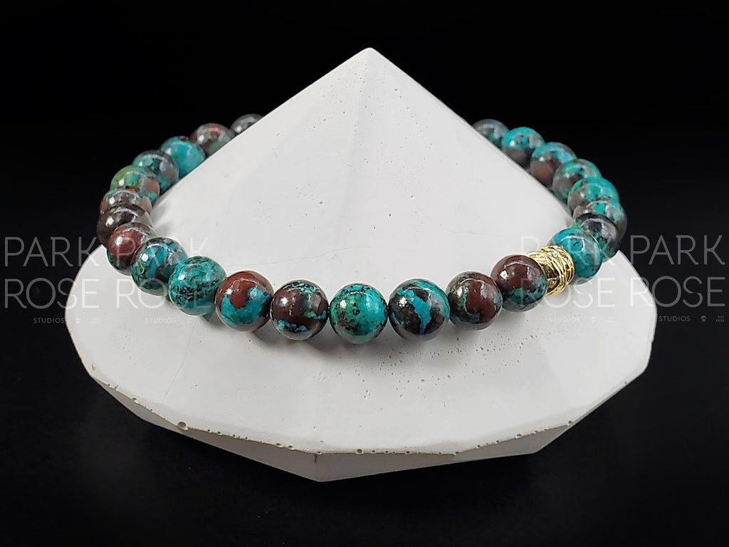AAA Peru Chrysocolla Turquoise Bracelet