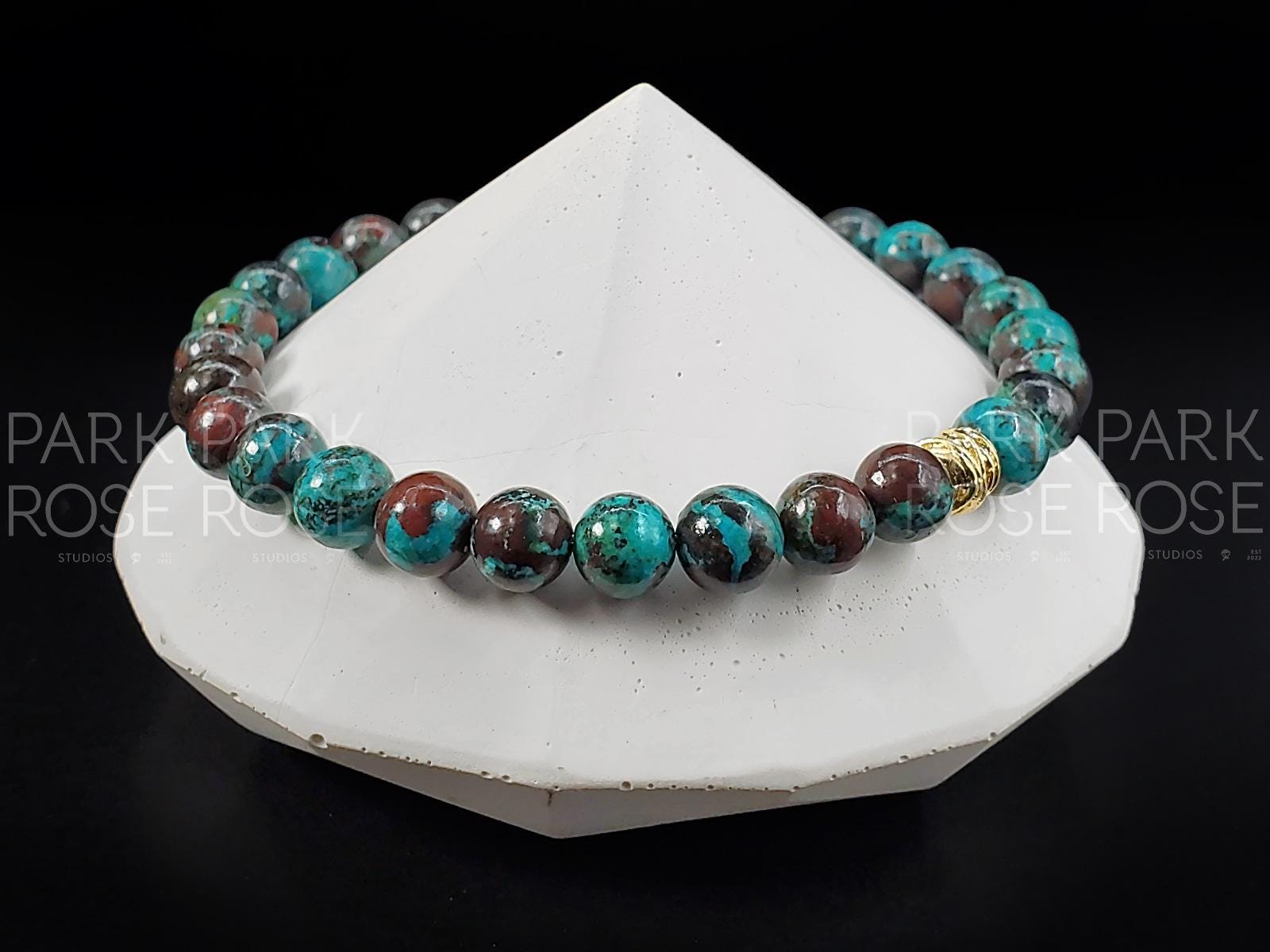 AAA Peru Chrysocolla Turquoise Bracelet