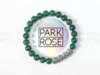 Pure Silver Lunar New Year Green Jade Bracelet