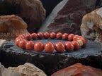 AAAAA Red Jasper Bracelet: Brazilian Gemstone Stacking Bracelet