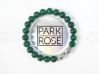 Sterling Silver Double Dragon Green Jade Bracelet: Lunar New Year