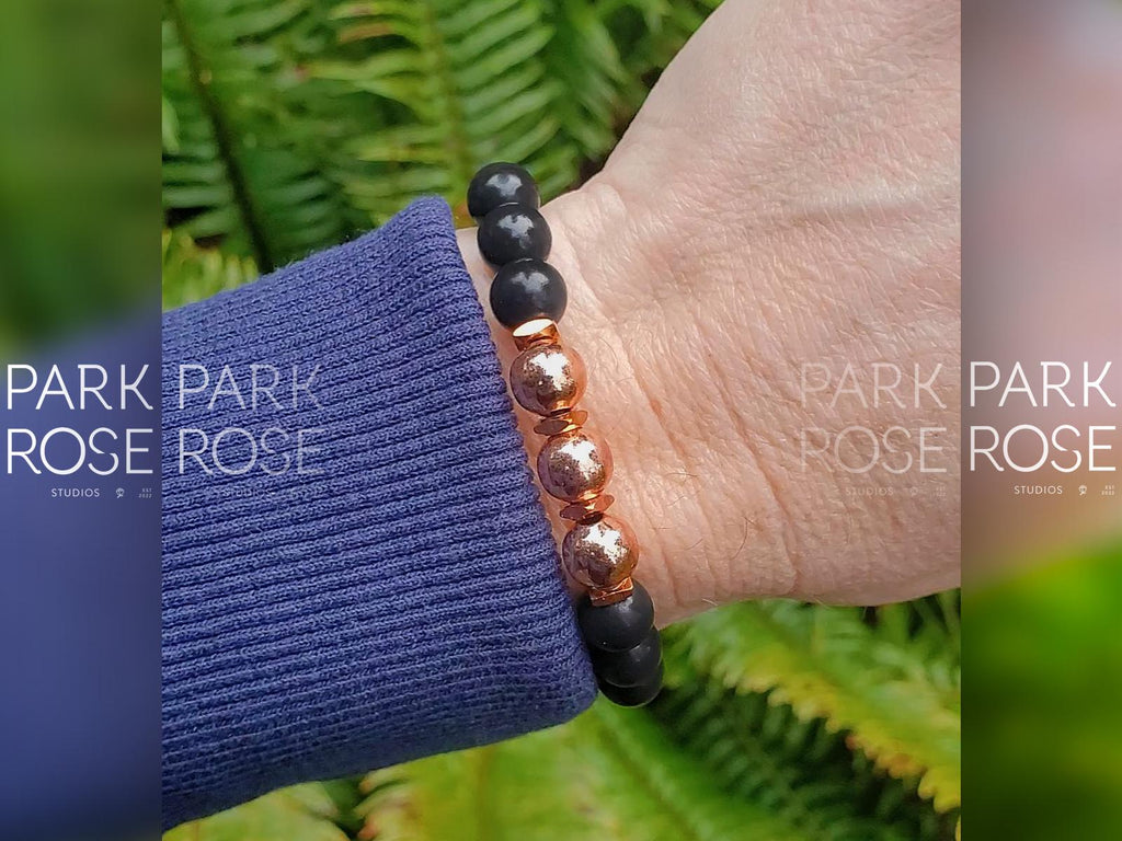 Shungite Copper Bracelet (8mm)