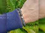 Gibeon Meteorite Bracelet: Argentinian Blue Flash Labradorite