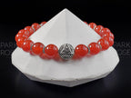 Red Carnelian Evil Eye Bracelet