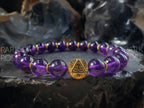 Amethyst Evil Eye Bracelet