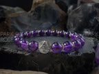 Amethyst Evil Eye Bracelet