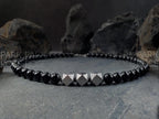 Gibeon Meteorite Necklace: Hypoallergenic Iron Nickel