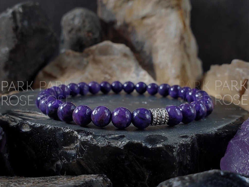 AAA Purple Charoite Gemstone Bracelet