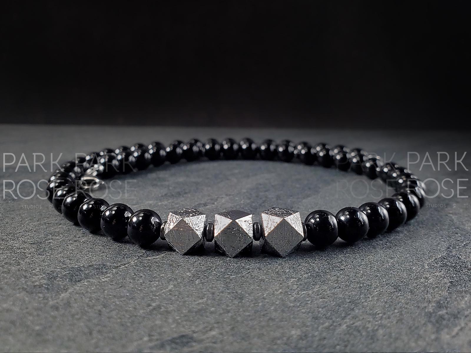 Gibeon Meteorite Necklace: Hypoallergenic Iron Nickel