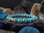 Lake Blue Sea Sediment Jasper Bracelet (6/8/10mm)