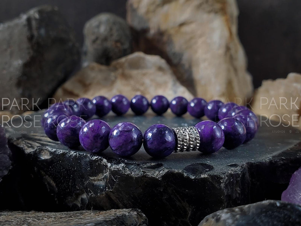 AAA Purple Charoite Gemstone Bracelet