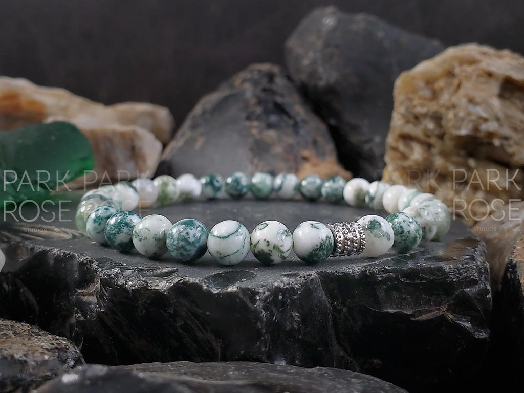 Tree Agate Bracelet (6/8/10mm)