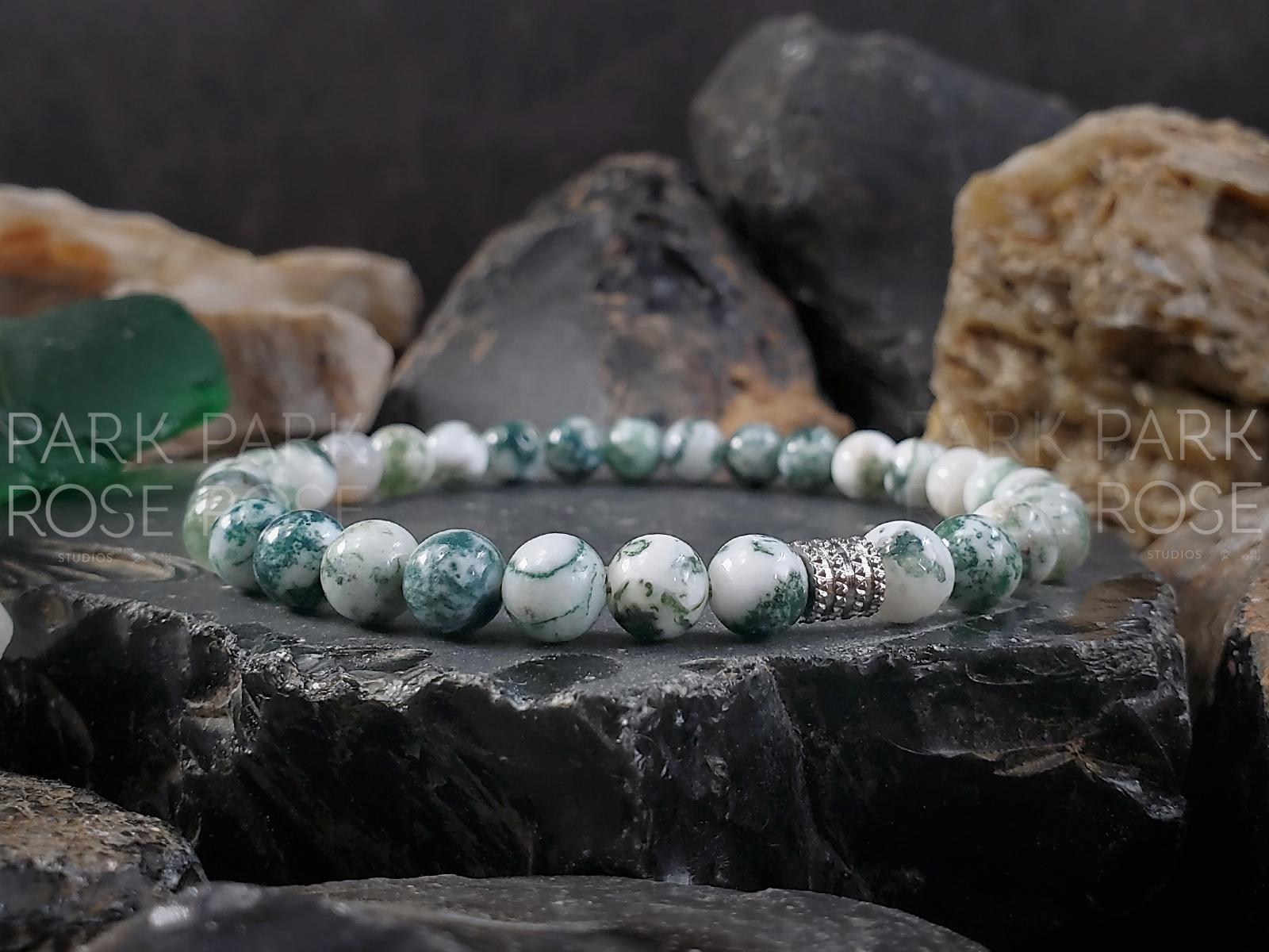 Tree Agate Bracelet (6/8/10mm)