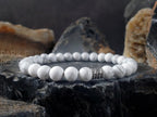 White Howlite Bracelet (6/8/10mm)