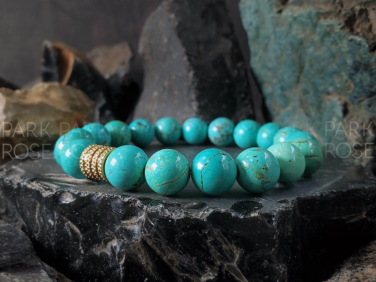 Natural Turquoise Beaded Bracelet