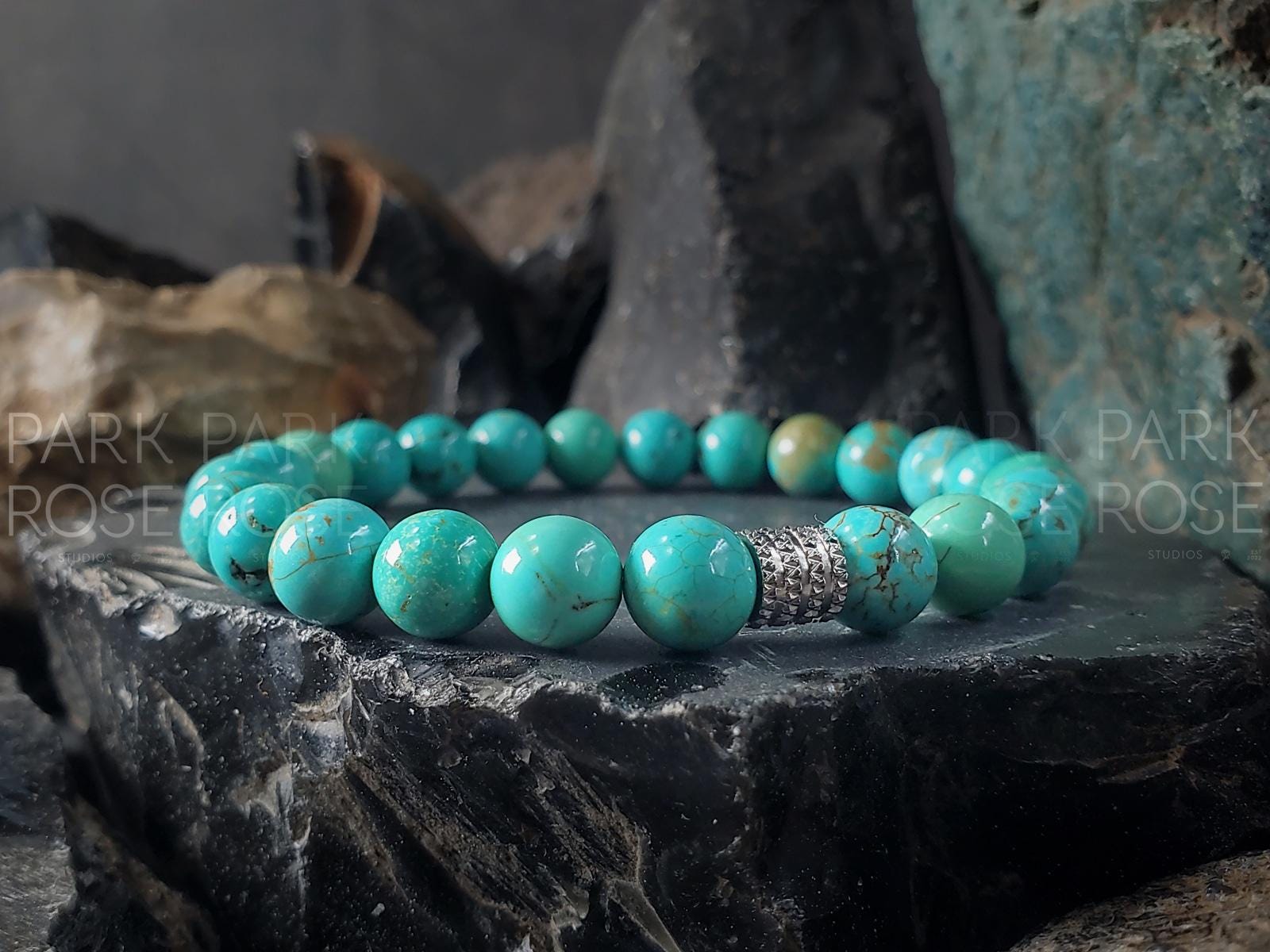 Natural Turquoise Beaded Bracelet