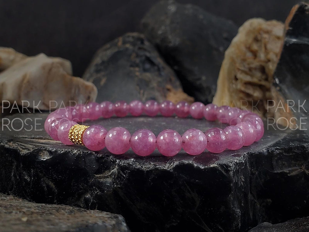 Purple Lepidolite Bracelet