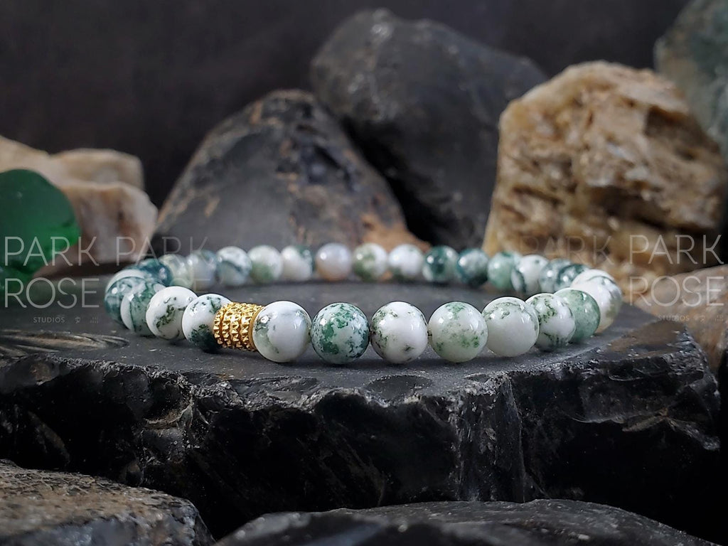 Tree Agate Bracelet (6/8/10mm)
