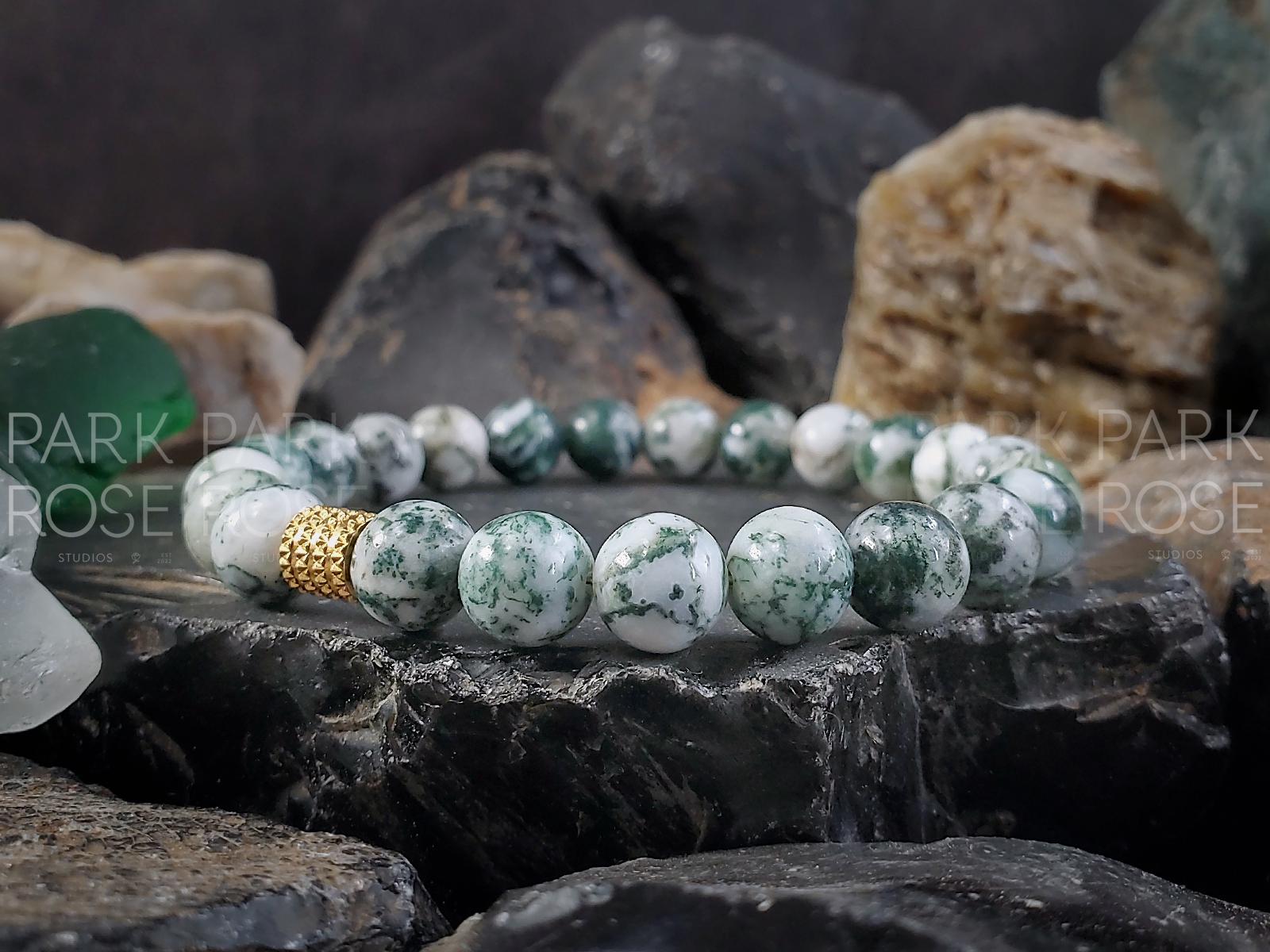 Tree Agate Bracelet (6/8/10mm)