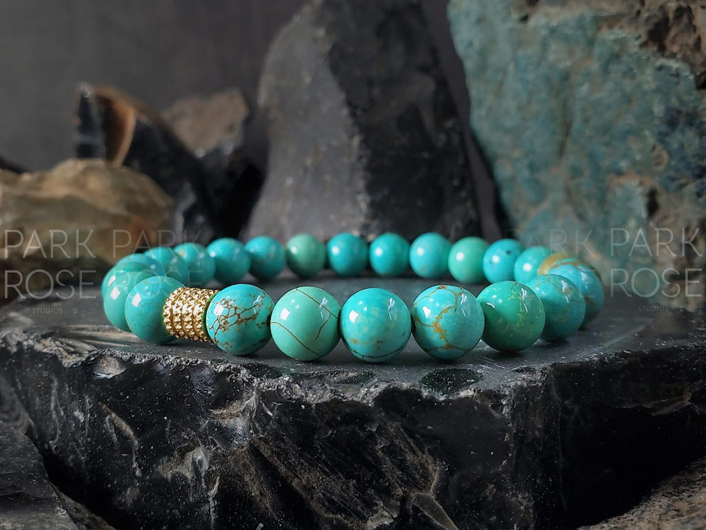 Natural Turquoise Beaded Bracelet
