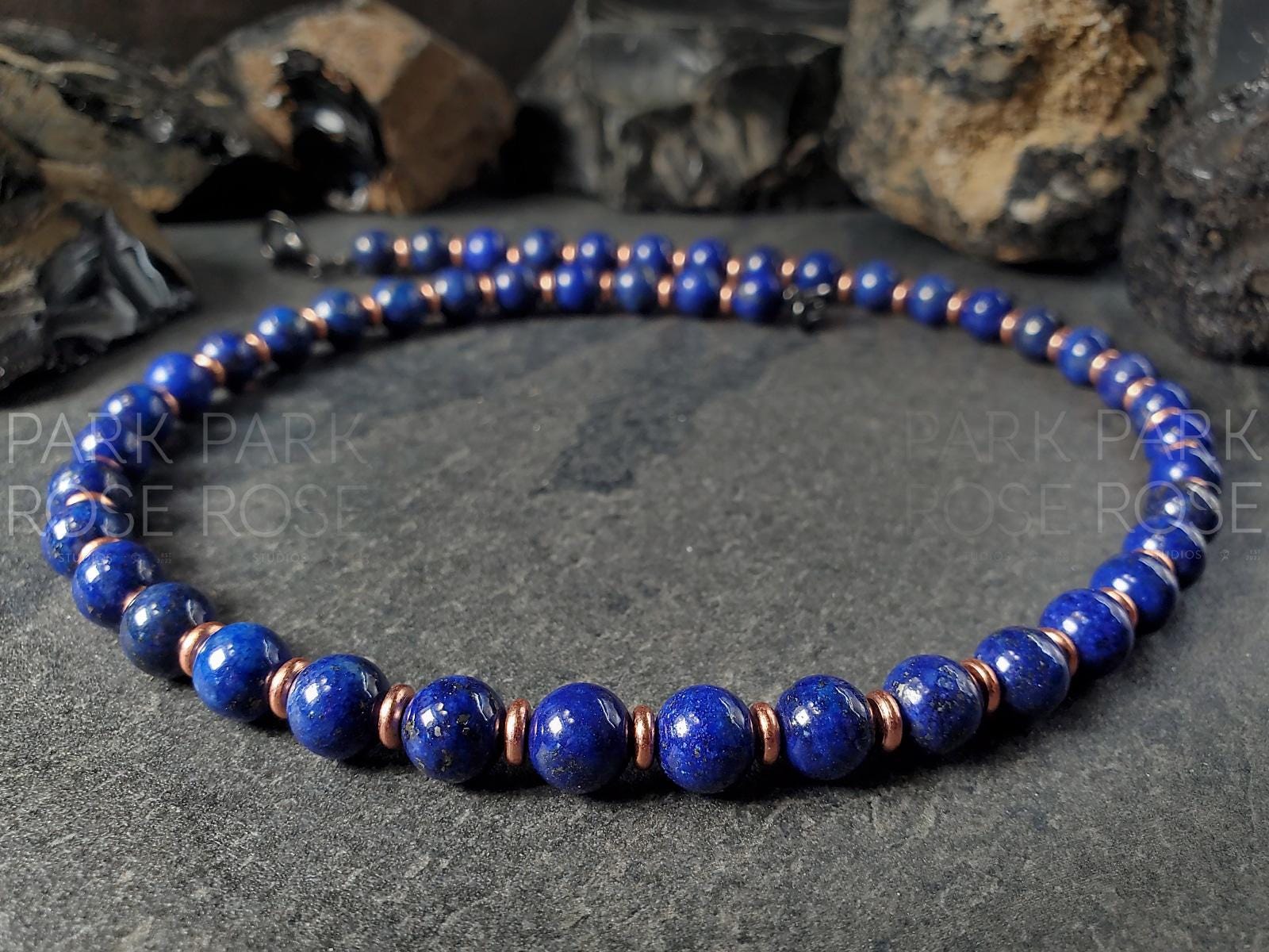 7A Lapis Lazuli Copper Necklace