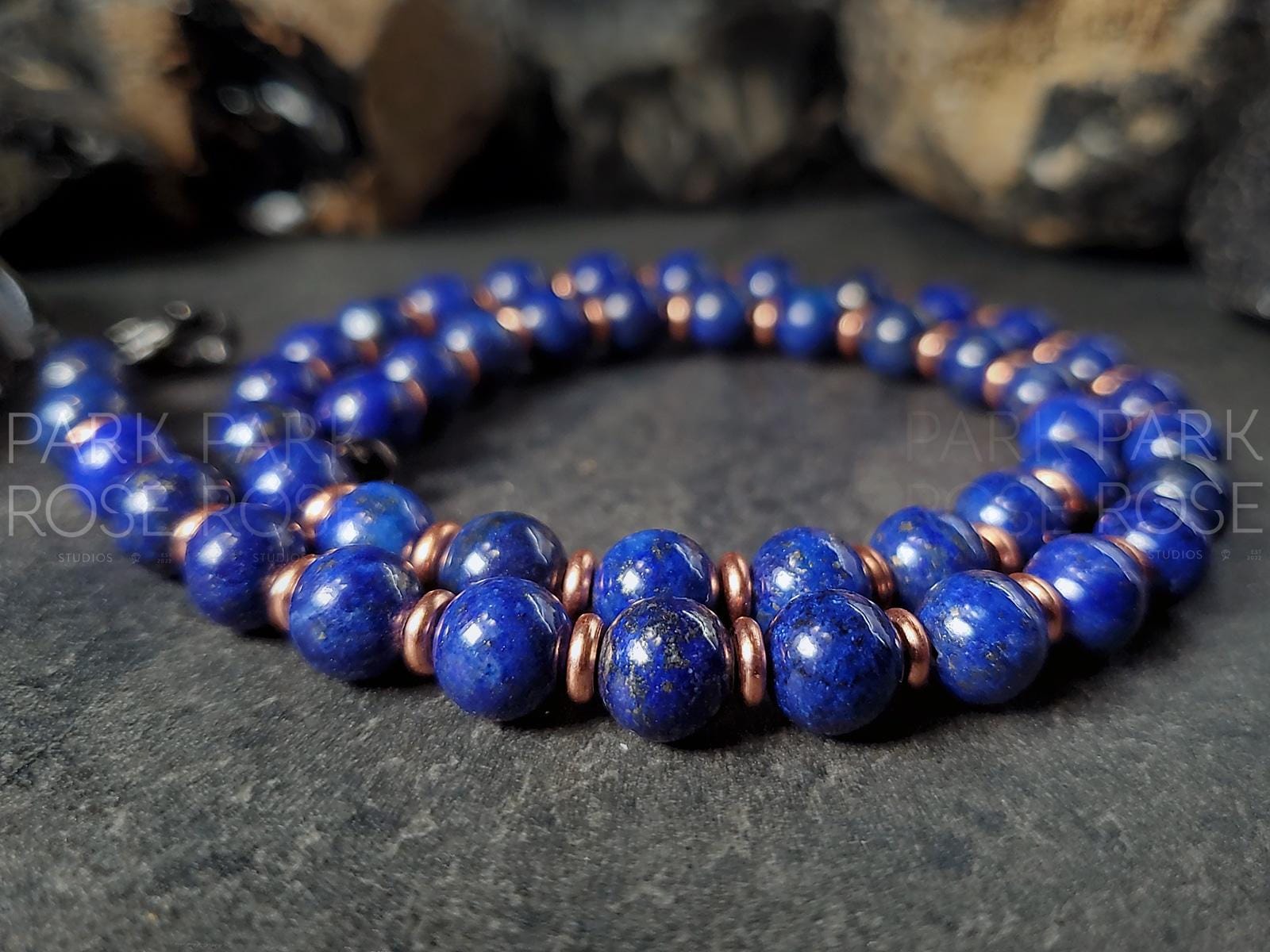 7A Lapis Lazuli Copper Necklace