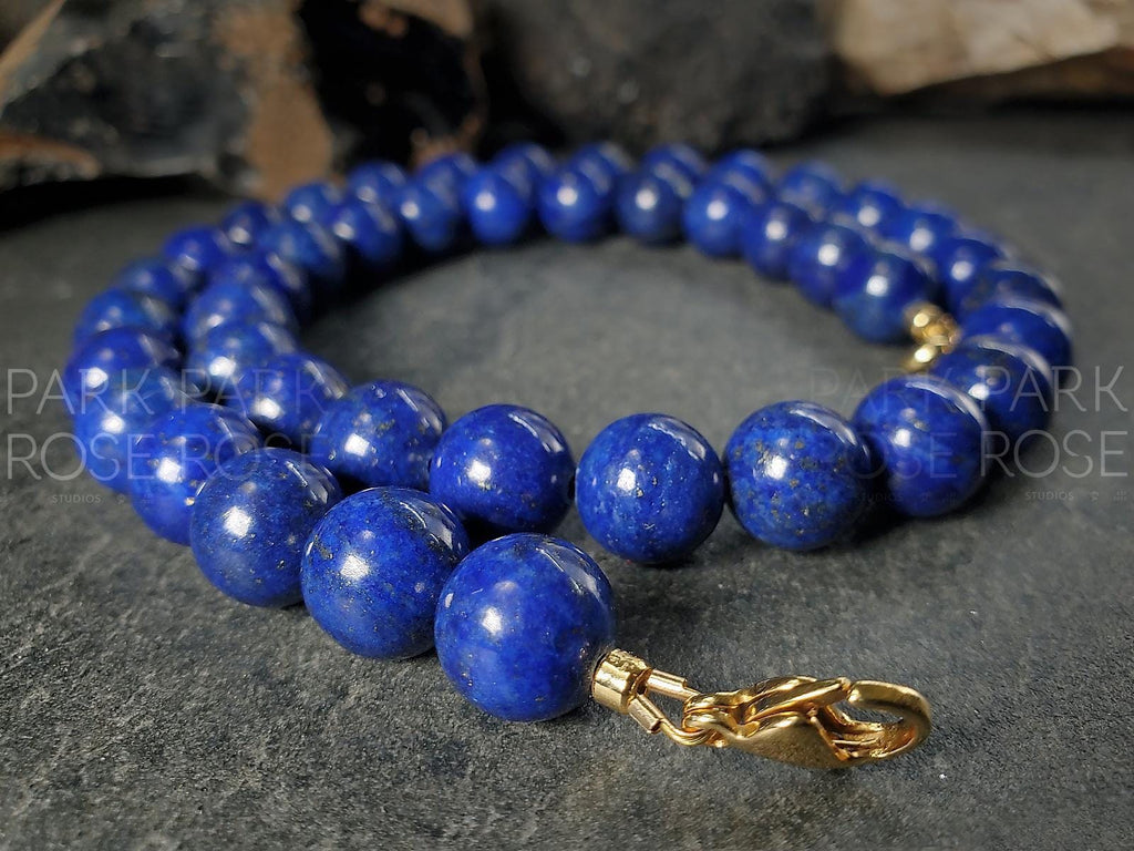 Lapis Lazuli Necklace (10mm)