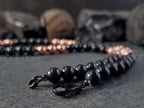Shungite & Copper Gemstone Necklace (8mm)