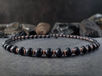 Shungite & Copper Gemstone Necklace (8mm)