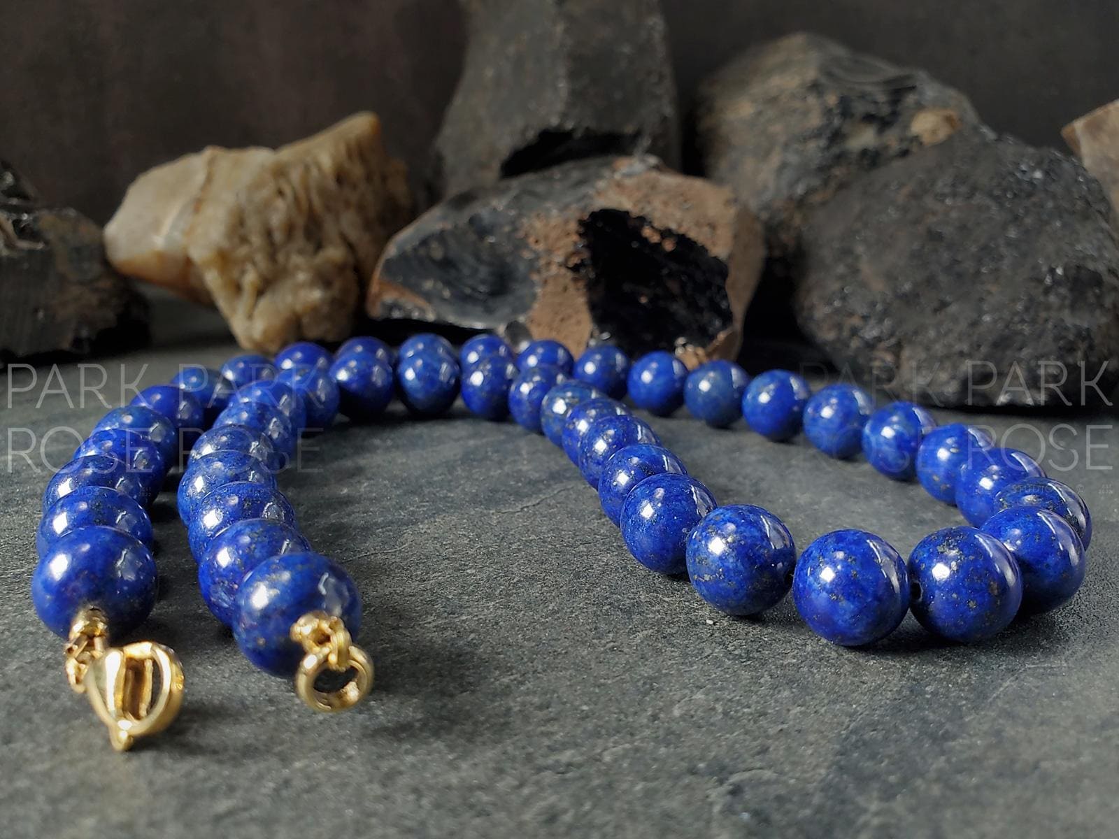 Lapis Lazuli Necklace (10mm)
