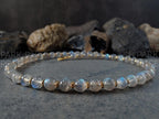 Madagascar Labradorite Necklace: 24K Gold/Silver Accents